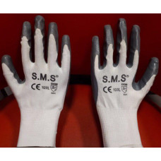 دستکش طوسی کف مواد مارکSMS